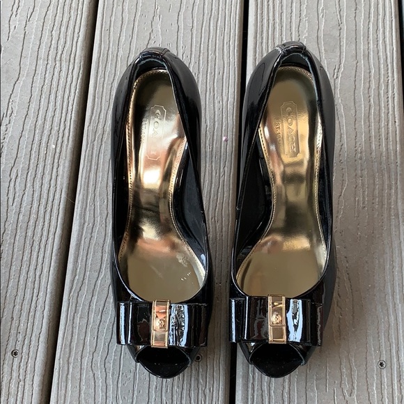 Coach Shoes - COACH open Toe Starla Heels Coach Shoes - COACH open Toe Starla Heels